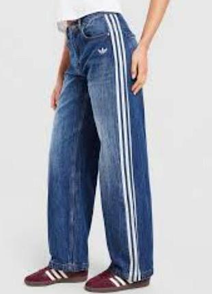 Джинсы палаццо adidas