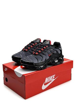 Жіночі кросівки nike air max plus grey black red