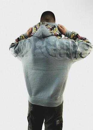 Нове зіп худі supreme skulls zip up hoodie m