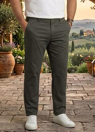 Мужские брюки чинос marks &amp; spencer р. 40/31 regular fit