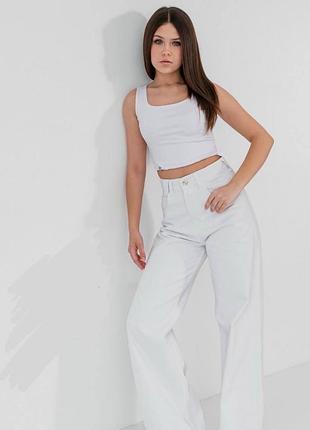 Джинси білі для дівчинки suzie bonita 158-164 см