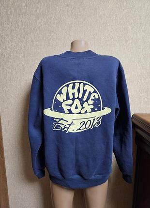 Світшот white fox (оверсайз) оригінал