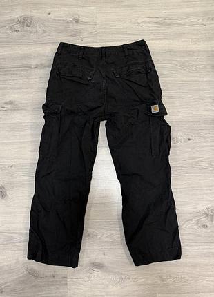 Штани чоловічі carhartt карго чорні 32х32