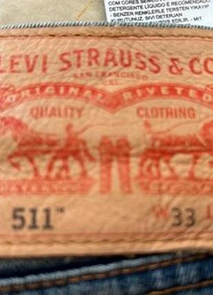 Джинси levis 511 33/32 4