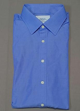 Воротник 43 см charles tyrwhitt size l17/37 in 43/94cm
синя  сорочка   slim fit