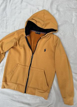 Худі polo ralph lauren на блискавці з капюшоном