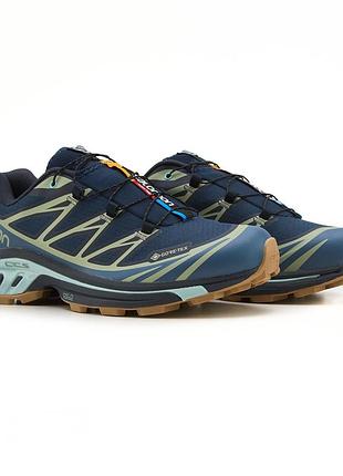Salomon xt-6 gtx "carbon bering sea"