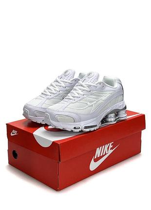 Жіночі кросівки nike x supreme shox ride 2 sp white