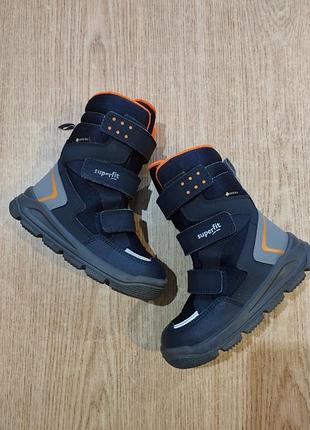Теплі чобітки superfit gore-tex на хутрі