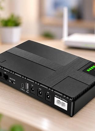 Ups power bank для роутера 20800 mah, dc 45w / джерело безперебійного живлення / резервне живлення мережного обладнання