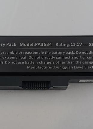 Акумуляторна батарея для ноутбуків toshiba pa3634 (11.1v 5200mah)