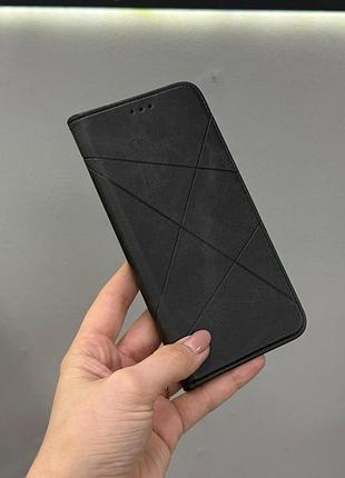 Захисний чохол-книжка для samsung a72 (а725), якісний чохол-книжка для телефона samsung a72 (а725) із захистом екрана (чорний)