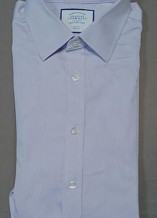 Воротник 42-43 см charles tyrwhitt size 16 1/2 /34 in 42/86 cm
бузкова  сорочка   slim fit