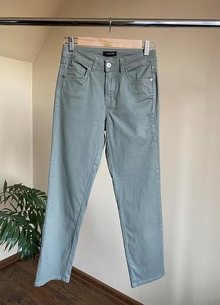 Жіночі штани massimo dutti з вощеним покриттям, s/36
