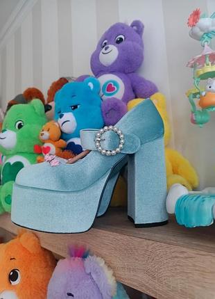 Туфлі жіночі dollskill меріджейни блакитні