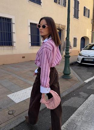 🎀 контрастная рубашка от zara 4