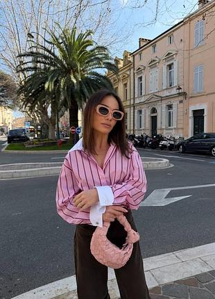 🎀 контрастная рубашка от zara