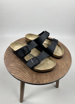 Оригінальні сандалі шльопанці birkenstock arizona black