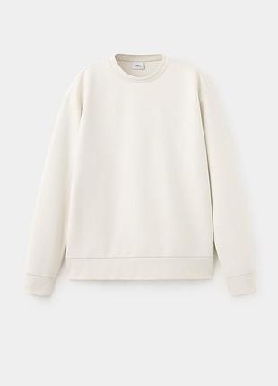 Білий світшот від h&m