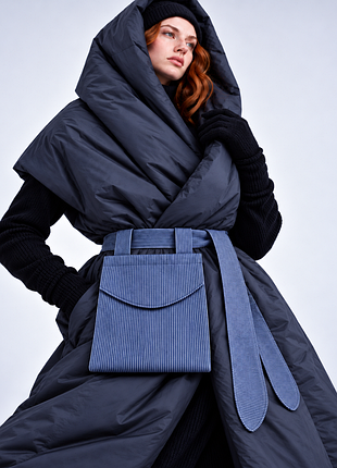 Поясная сумка logic clothes сумка-пояс belt bag украинский бренд дизайнерский тканный поясной пасок