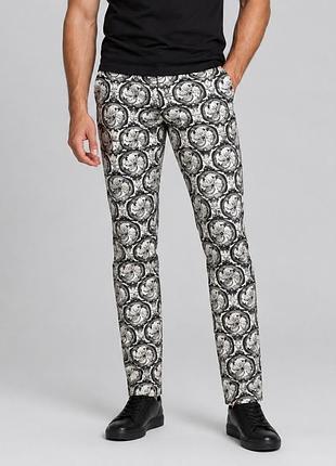 Брюки мужские zara, с принтом