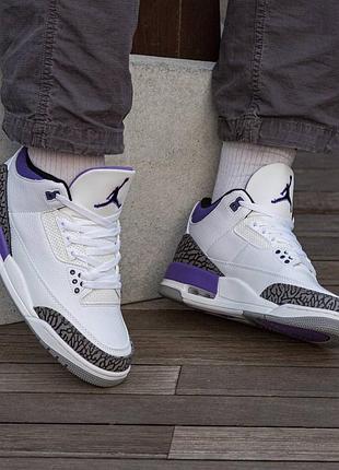 Air jordan retro 3 dark iris 10