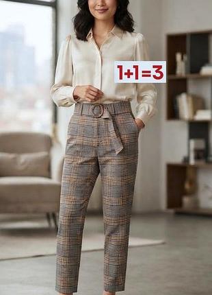 1+1=3 🎁брюки в клітинку від бренду carolina belle montreal