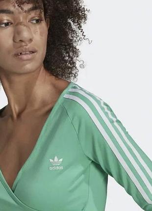 Лонгслів жіночий adidas зелений