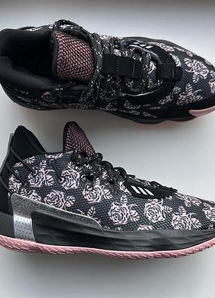 Чоловічі баскетбольні кросівки adidas dame 7 «rose city»