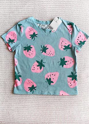 Новая детская футболка, хлопок, на 4-6 лет