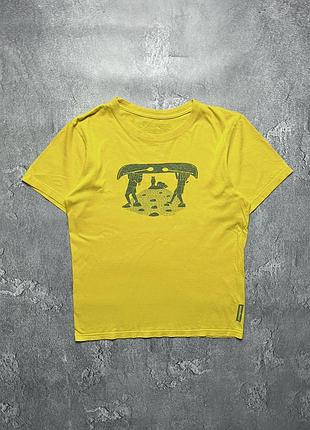 Vintage винтажная футболка patagonia патагония big logo size s размер с
