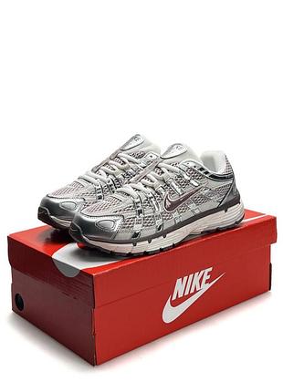 Жіночі кросівки nike p-6000 w silver maroon