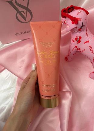 Парфумований лосьйон для тіла golden apricot & honey victoria's secret fragrance lotion, usa