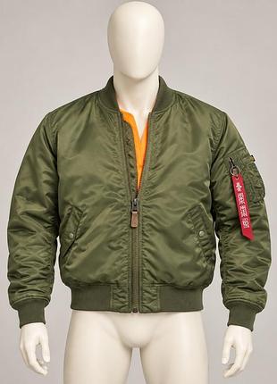 Бомбер alpha industries, колір хакі