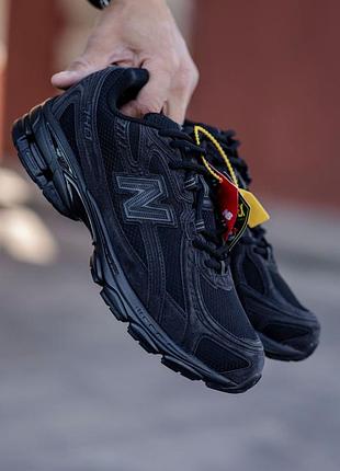 Утеплені зимові чоловічі кросівки new balance 740 winter termo black нью беланс чорного кольору термо