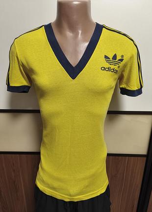 Adidas vintage винтажная спортивная футбольная футболка 1970-1980