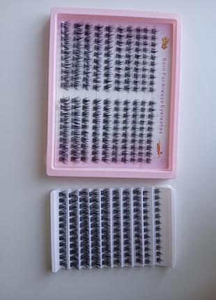 Накладні пучкові вії «стріла» in love lash cluster  diy