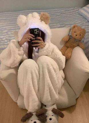 Плюшевый домашний костюм 2