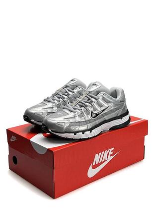 Жіночі кросівки nike p-6000 w silver black