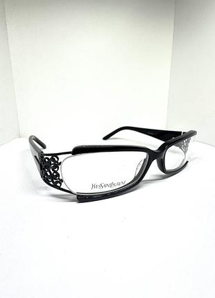 Вінтажні окуляри оправа yves saint laurent y2k ysl office siren luxury secretary modern 2000s авангард