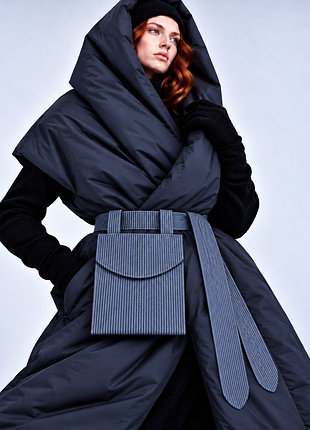Поясная сумка logic clothes сумка-пояс belt bag украинский бренд дизайнерский тканный поясной пасок