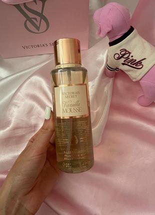 Парфумований спрей для тіла vanilla mousse fragrance mist victoria's secret usa