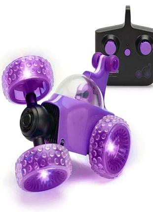 Трюковая машина wheelie spinner со светодиодной подсветкой на радиоуправлении