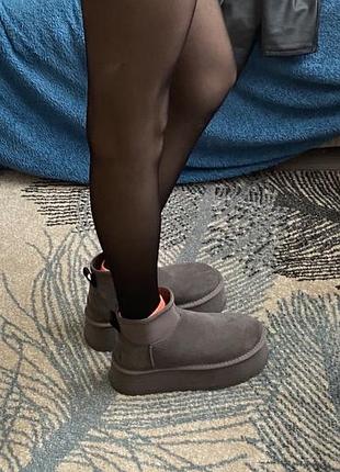 Уггі жіночі ugg сірі, розмір 38