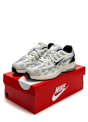 Жіночі кросівки nike p-6000 w beige grey black