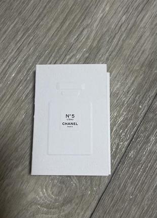 Туалетна вода chanel n°5 l’eau жіноча, оригінал, 1,5мл
