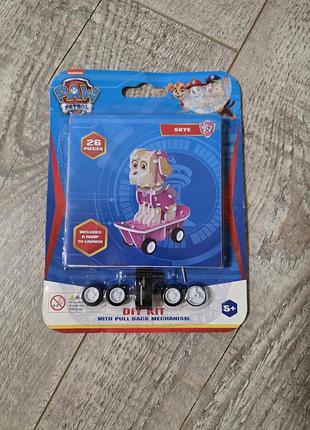 Детский конструктор-избирка paw patrol diy skateboard kit