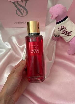 Парфумований спрей для тіла cherry desire fragrance mist victoria's secret usa