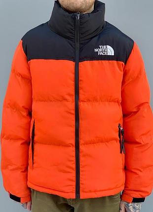 Nuptse jacket 700 orange