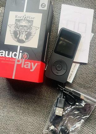 Цифровий hi-fi плеєр rockstar audio play. з картою пам’яті-32 гб